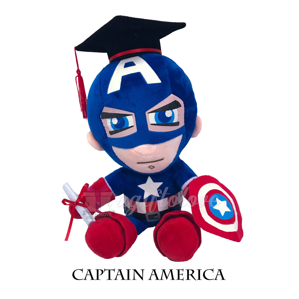 Captain (Hero Version) America Graduation Plush