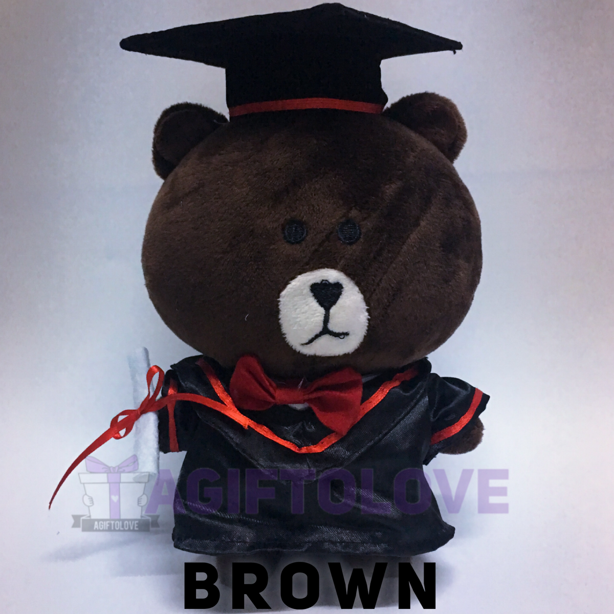 Brown - Graduation Plush