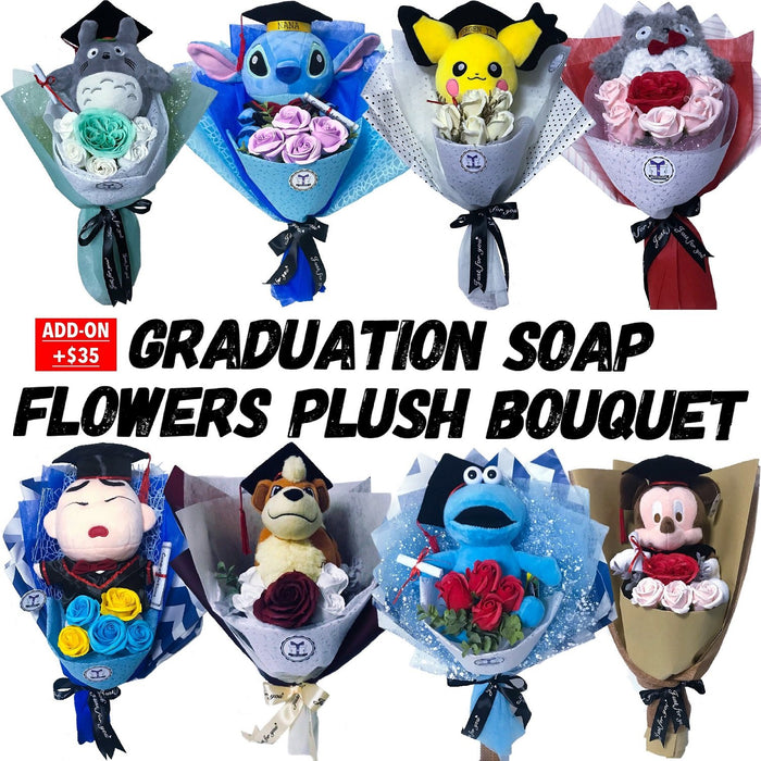 Squirtle (Stand) Graduation Plush
