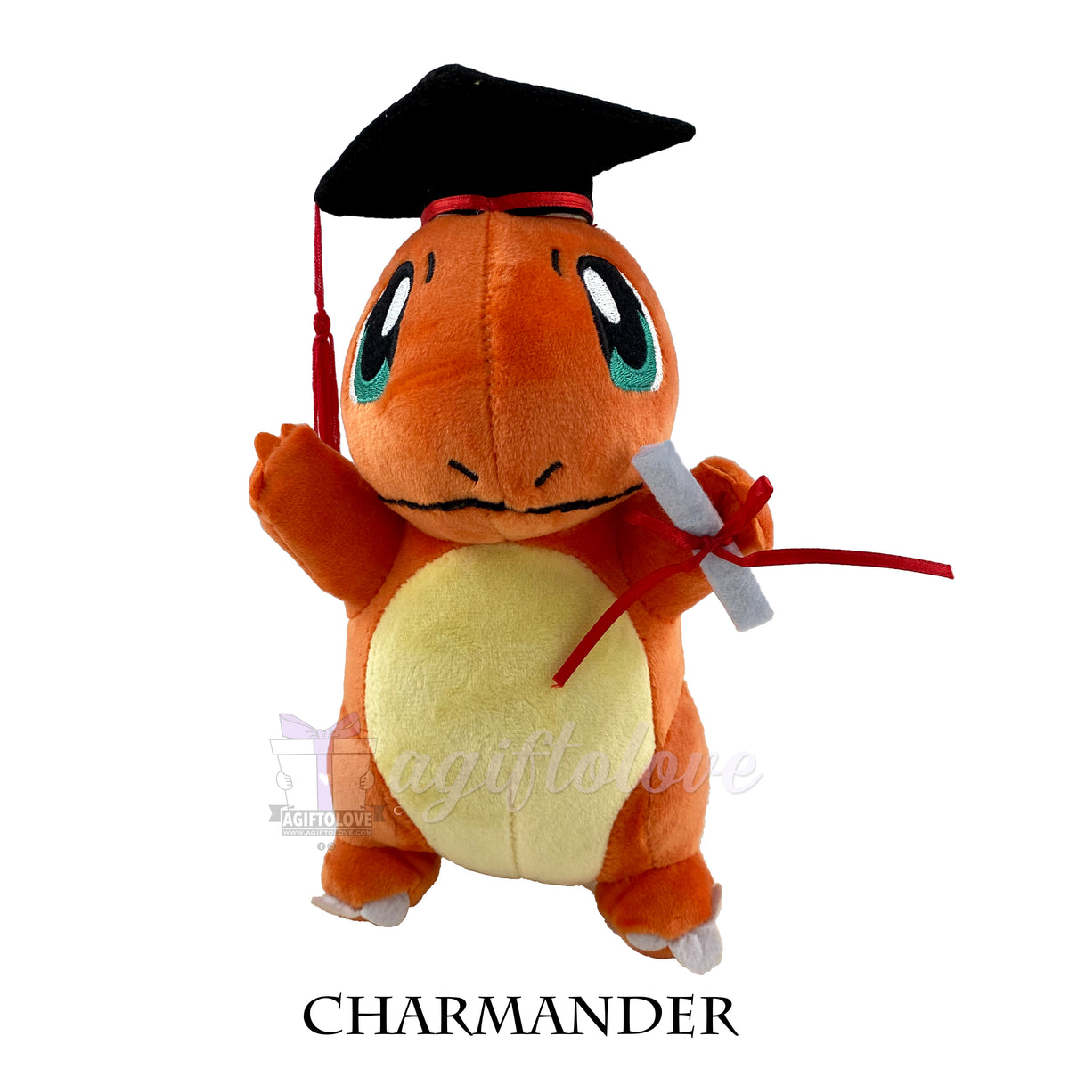Charmander Stand Graduation Plush