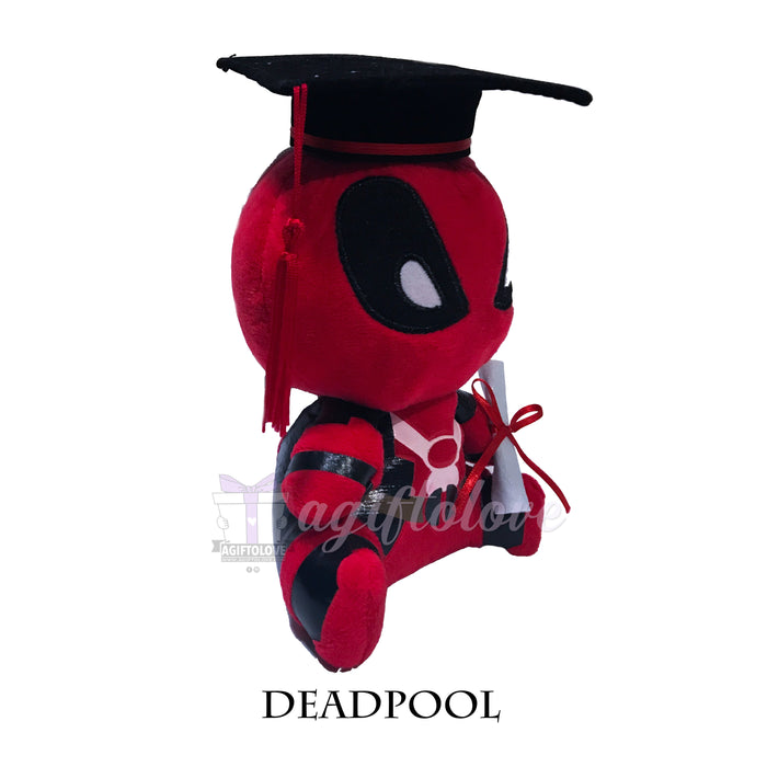 Deadpool Graduation Plush