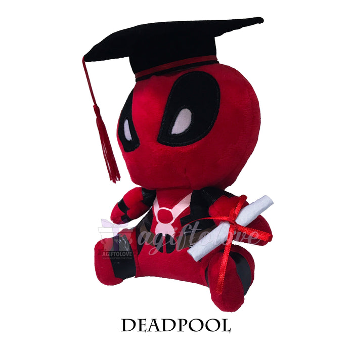 Deadpool Graduation Plush