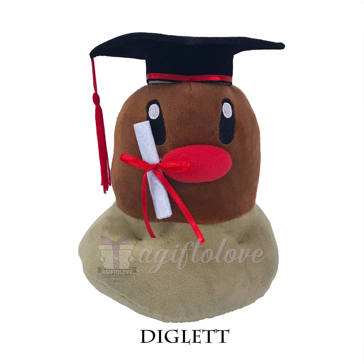 Diglett Graduation Plush