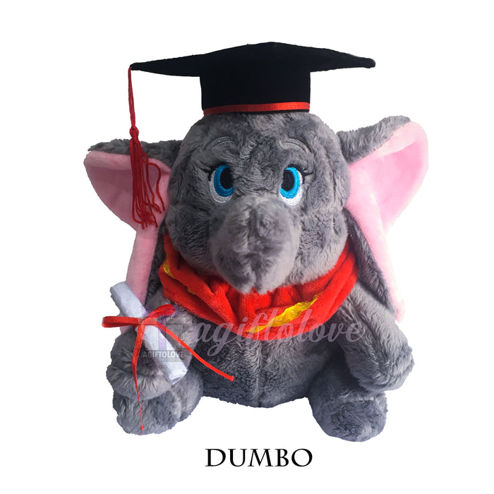 Dumbo Graduation Plush
