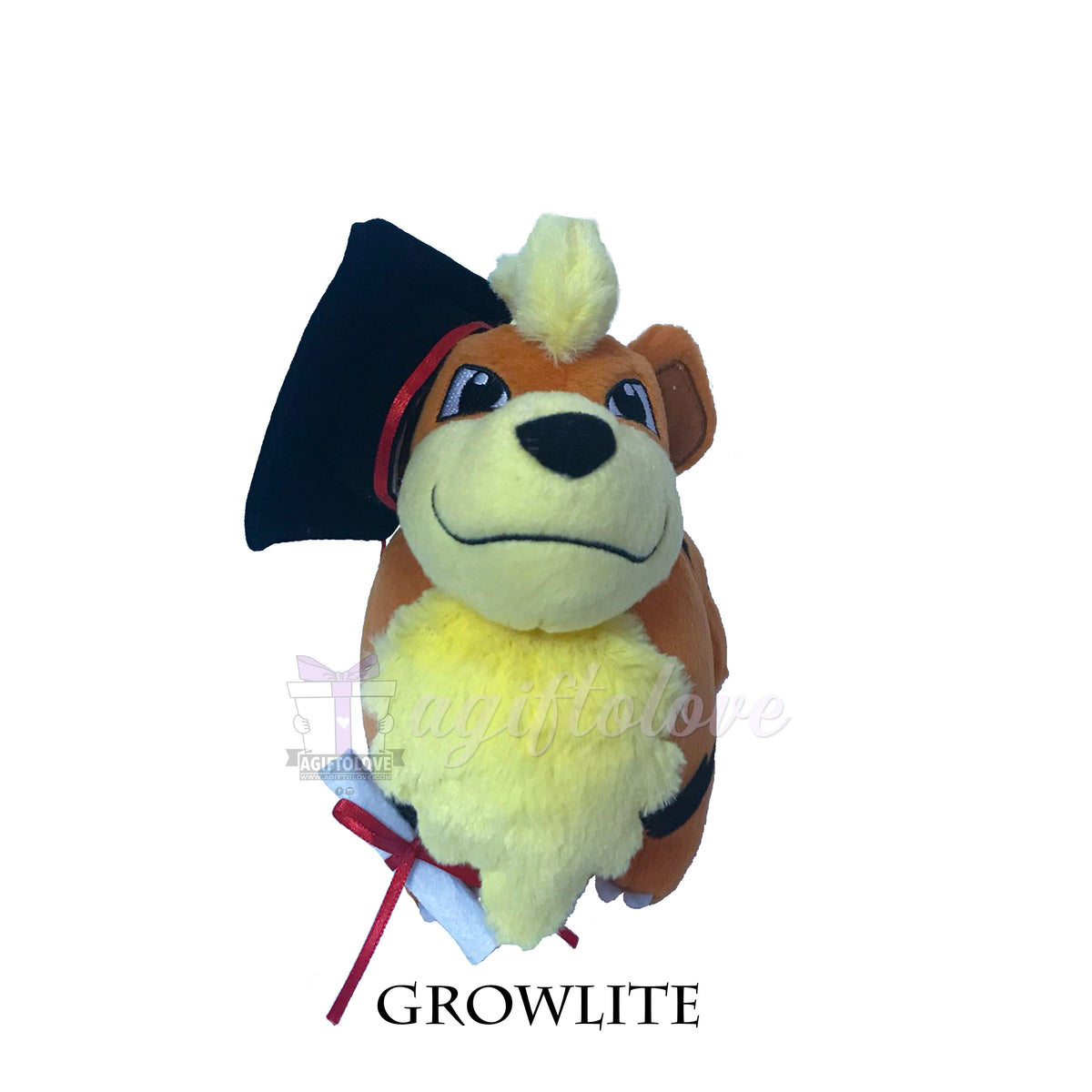 Growlithe Graduation Plush