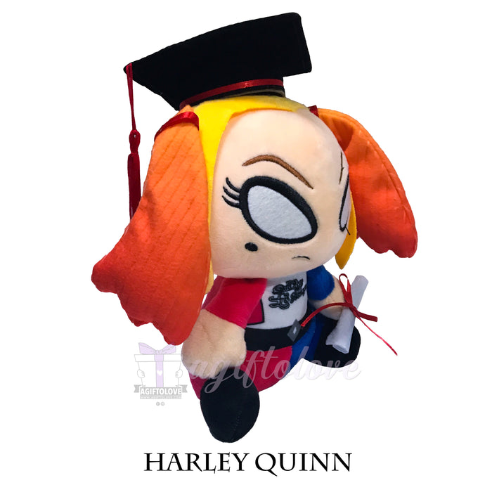 Harley Quinn Graduation Plush