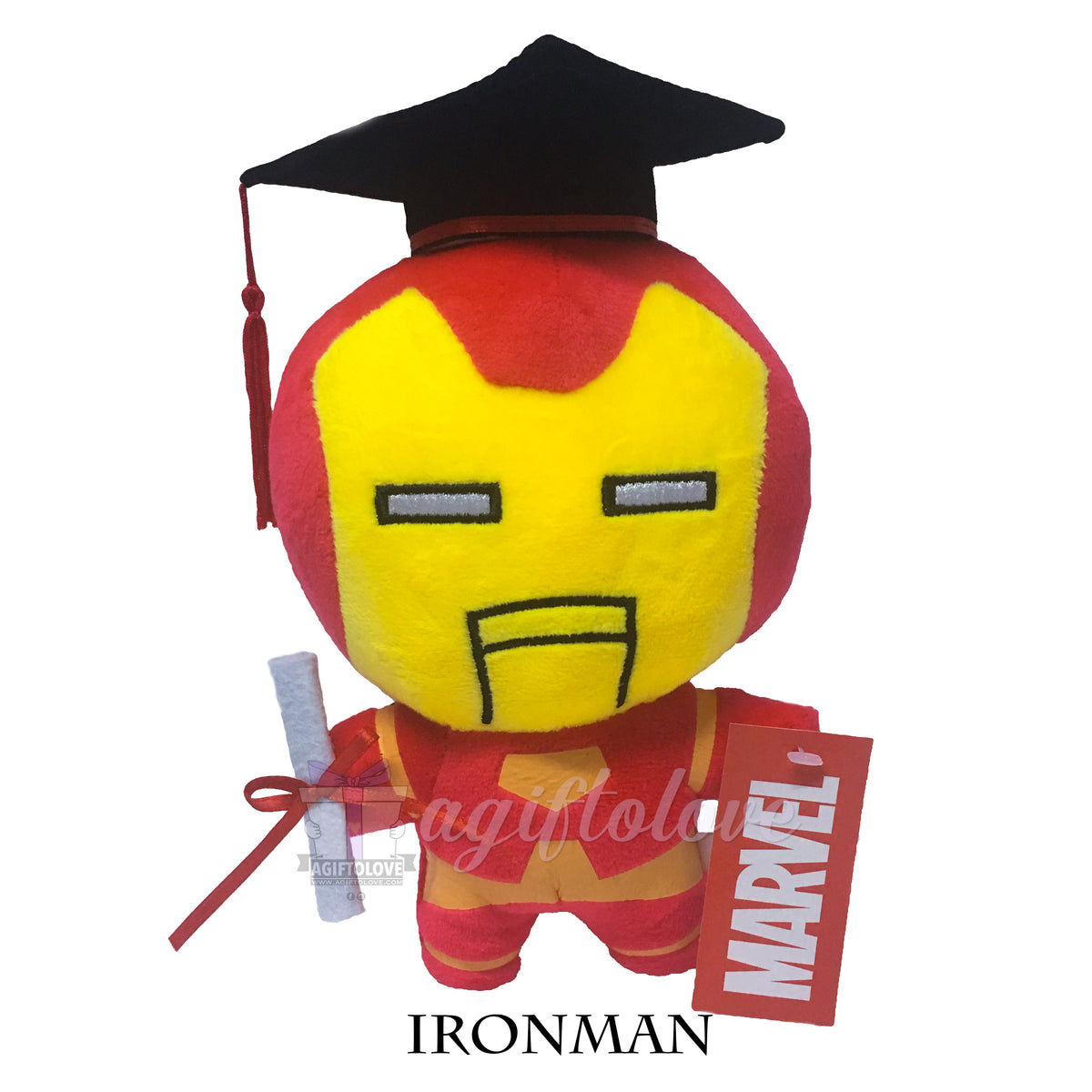 Ironman Cartoon version) Graduation Plush