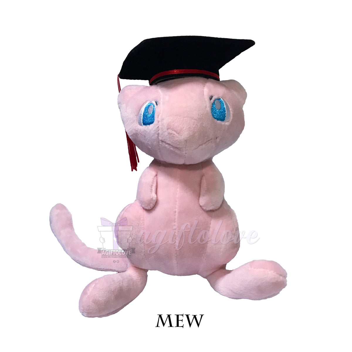 Mew (Stand) Graduation Plush (Long Tail)