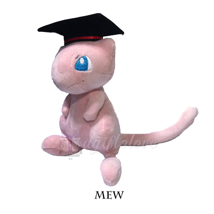 Mew (Stand) Graduation Plush (Long Tail)