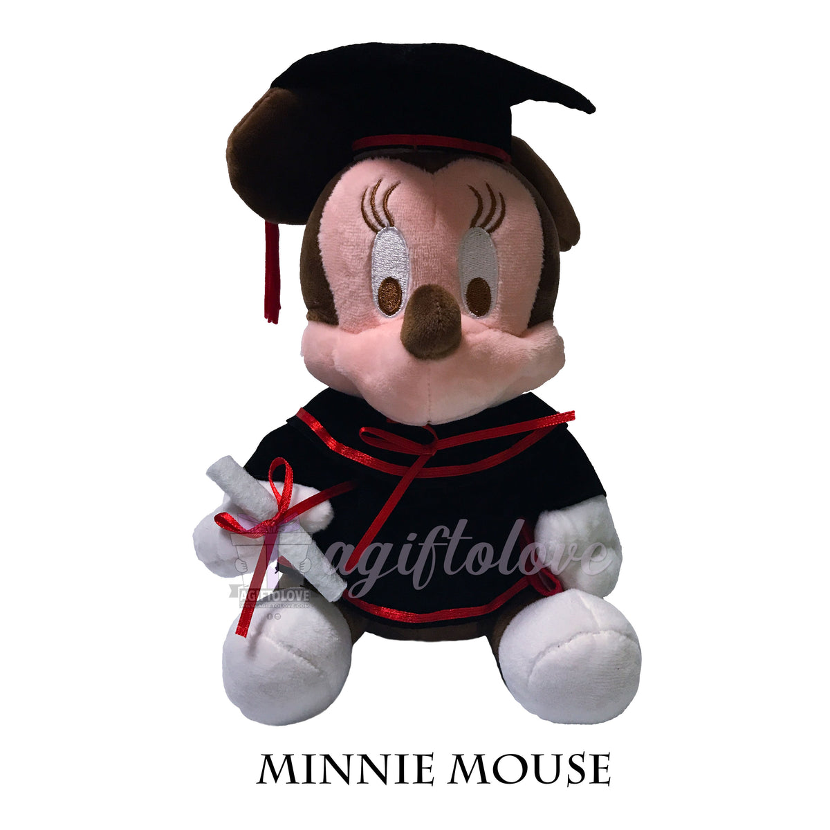 Minnie Mouse Graduation Plush