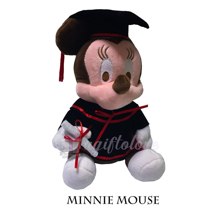 Minnie Mouse Graduation Plush