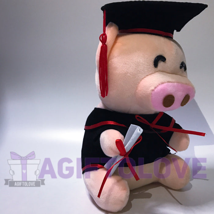 Pig Happy Graduation Plush
