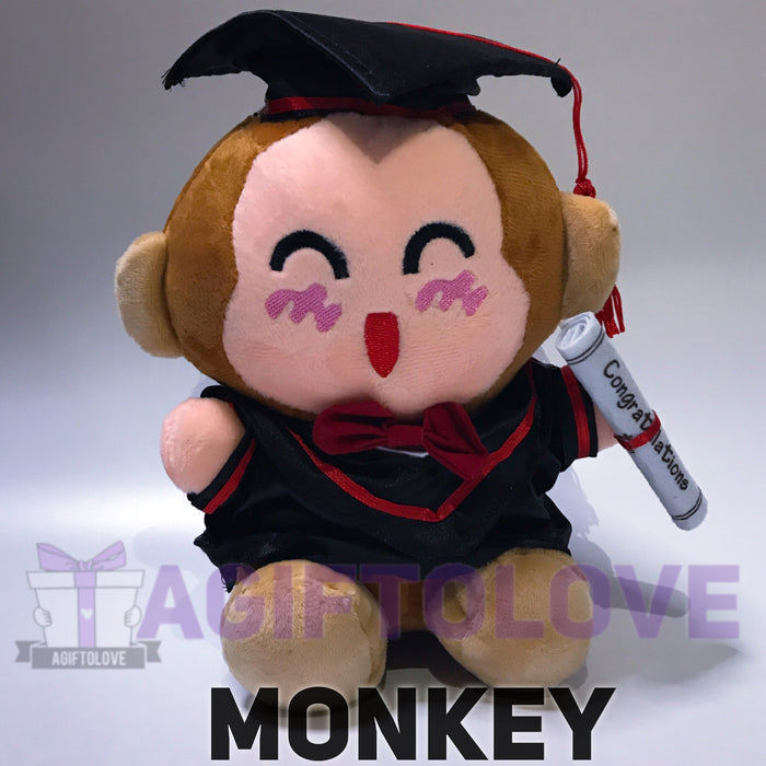 Monkey Graduation Plush