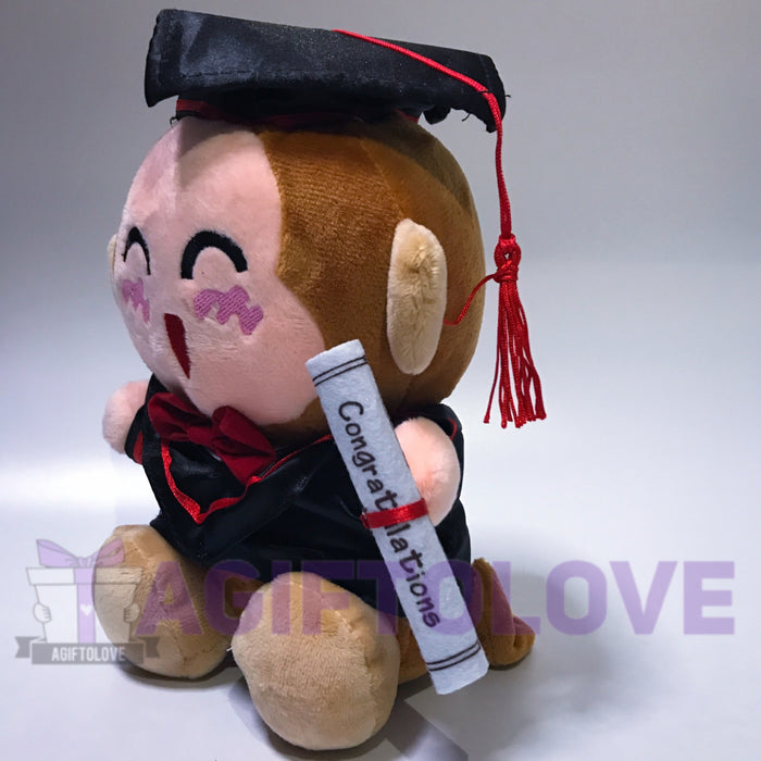 Monkey Graduation Plush