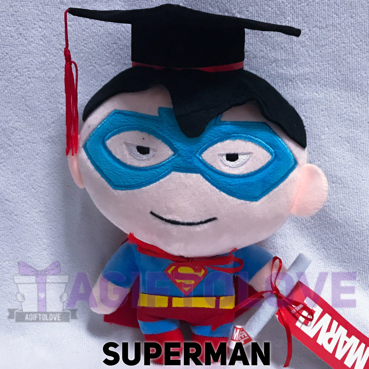 Superman (Cartoon version) Graduation Plush