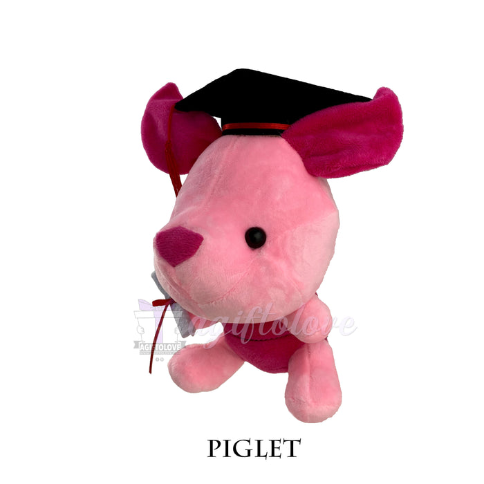 Piglet Graduation Plush