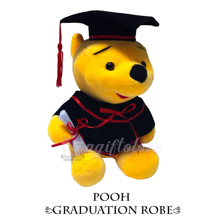 Winnie the Pooh (Grad Robe) Graduation Plush
