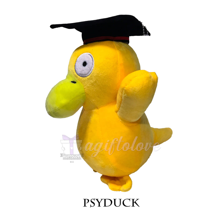 Psyduck Graduation Plush
