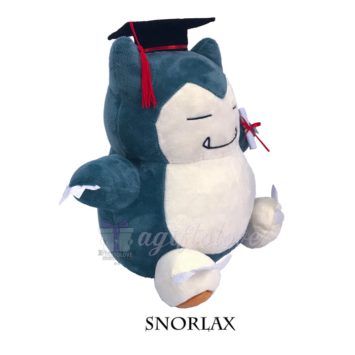 Snorlax Graduation Plush