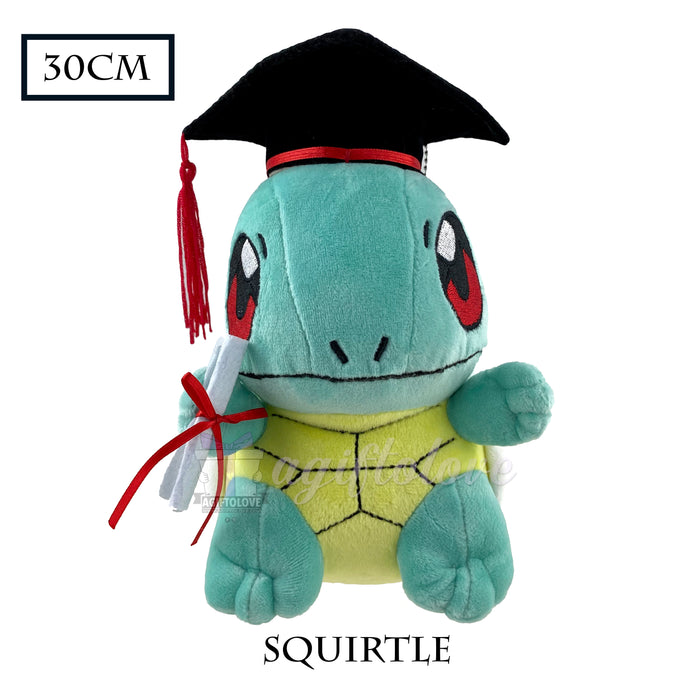 Squirtle Graduation Plush