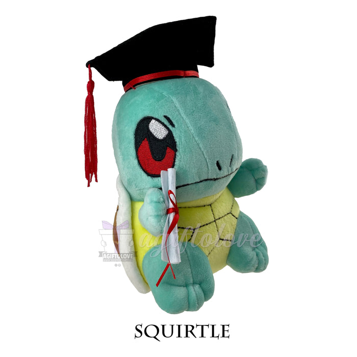 Squirtle Graduation Plush
