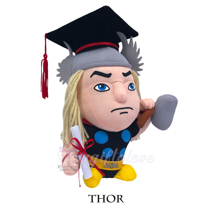 Thor (with long hair) Graduation Plush