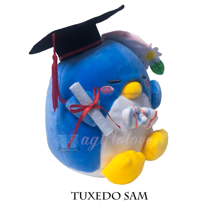 Sanrio - Tuxedo Sam Graduation Plush