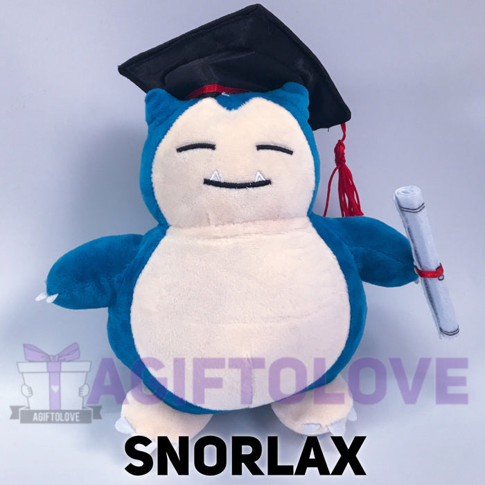 Snorlax XL Graduation Plush