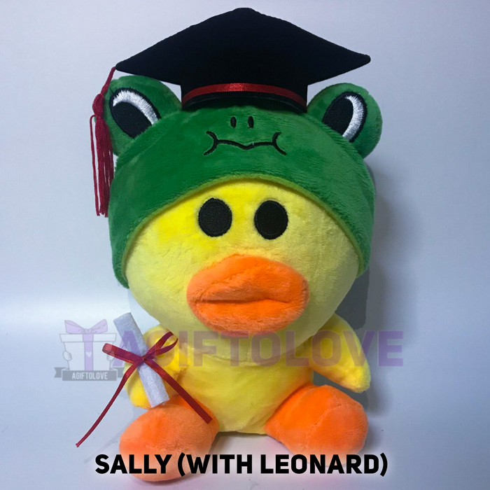 Sally (with Leonard) Graduation Plush