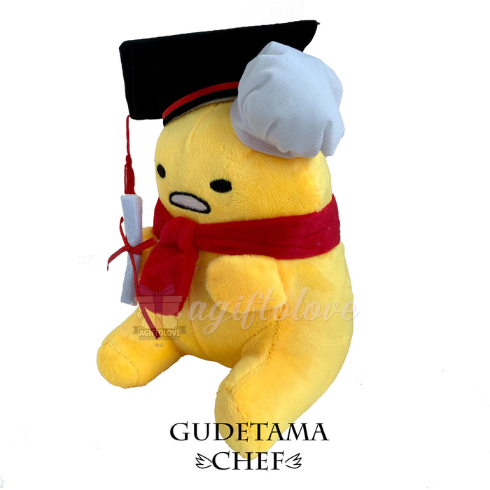 Sanrio - Gudetama (Chef) Graduation Plush
