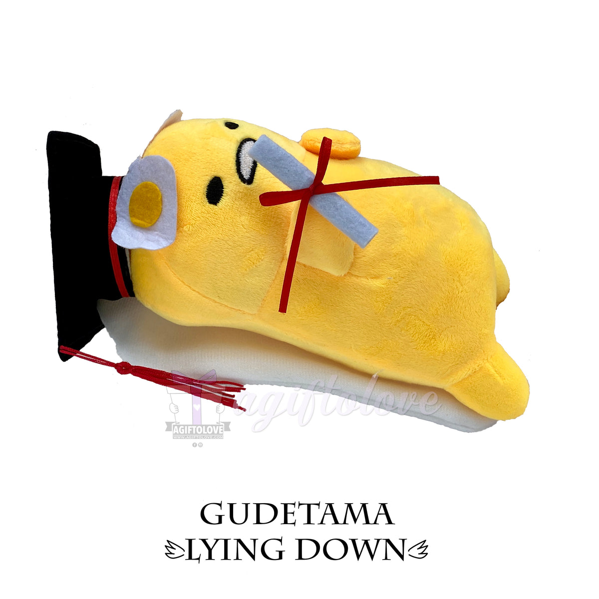 Sanrio - Gudetama (Lying Down) Graduation Plush